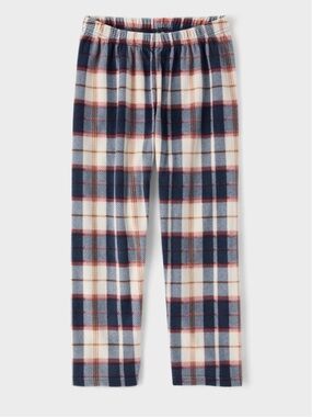 The Children’s Place Boys Plaid Microfleece Pajama Pants Blue M NWT IN PKG